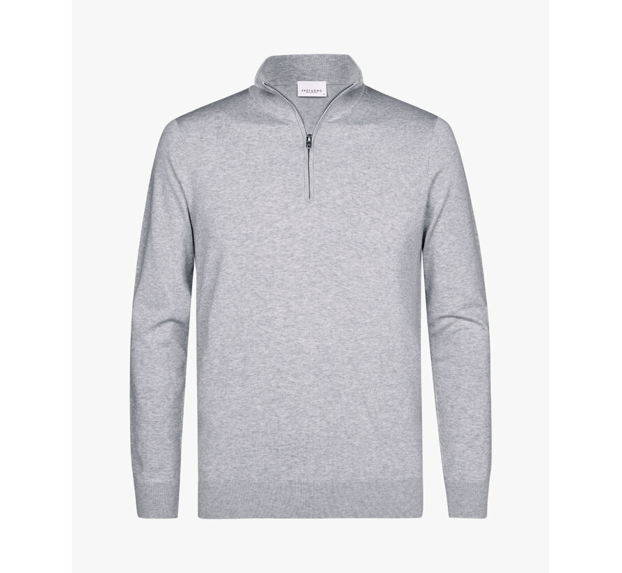 Half Zip Pullover Light Grey (PP2J00010B)