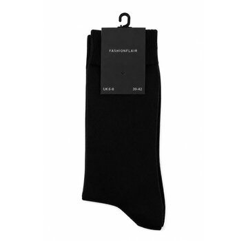 Fashion Flair Fashion Flair 1Pack Sokken Black