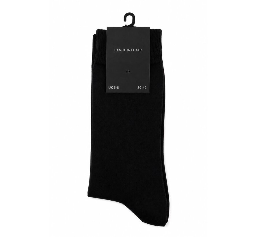 Fashion Flair 1Pack Sokken Black