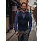 A Fish Named Fred Gilet Waistcoat Bold Check Dark Green (34.142 - 309)