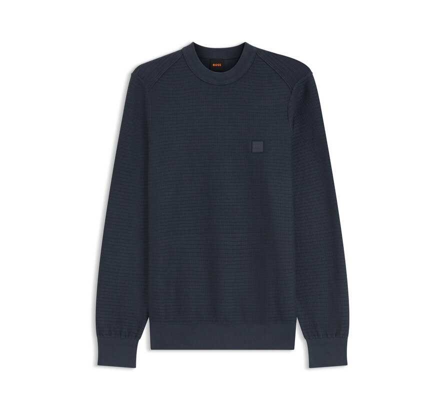 Hugo Boss Orange Pullover Anion_S Regular Fit Dark Blue (50527584 - 406)