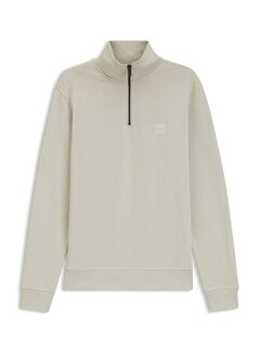 HUGO BOSS Hugo Boss Orange Half Zip Sweater Zetrust Regular Fit Light Beige (50468926 - 271)