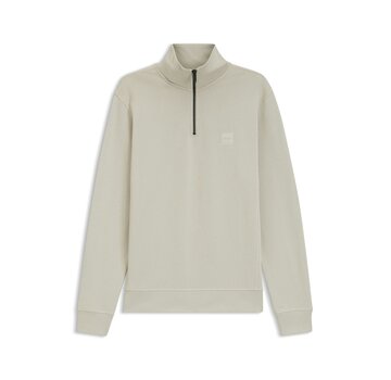 HUGO BOSS Hugo Boss Orange Half Zip Sweater Zetrust Regular Fit Light Beige (50468926 - 271)