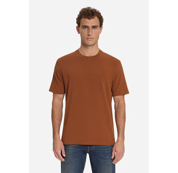 No Excess No Excess T-Shirt Crewneck Solid Basic Stretch Caramel (33340703SN - 048)