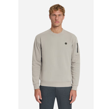 No Excess Sweater Crewneck Brushed Inside Clay (33130857 - 018)