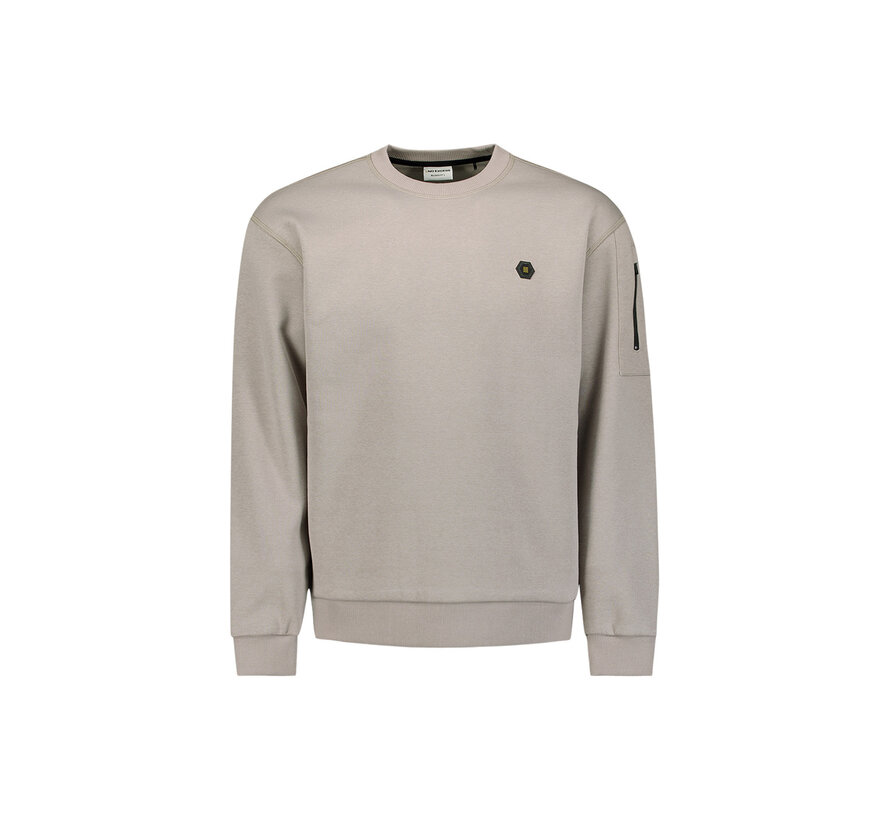No Excess Sweater Crewneck Brushed Inside Clay (33130857 - 018)