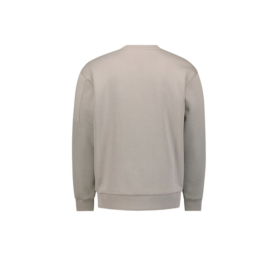 No Excess Sweater Crewneck Brushed Inside Clay (33130857 - 018)