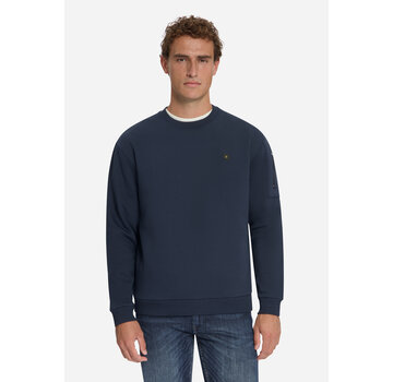 No Excess Sweater Crewneck Brushed Inside Dark Night (33130857 - 178)