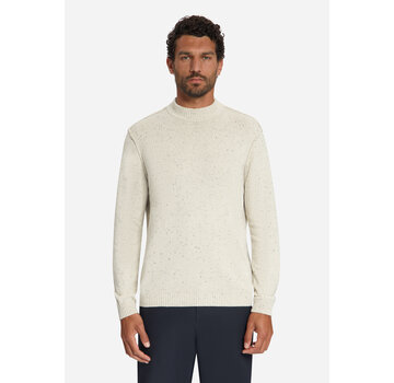 No Excess Pullover Turtle Neck Melange Neps With Wool Stone (33210812 - 014)