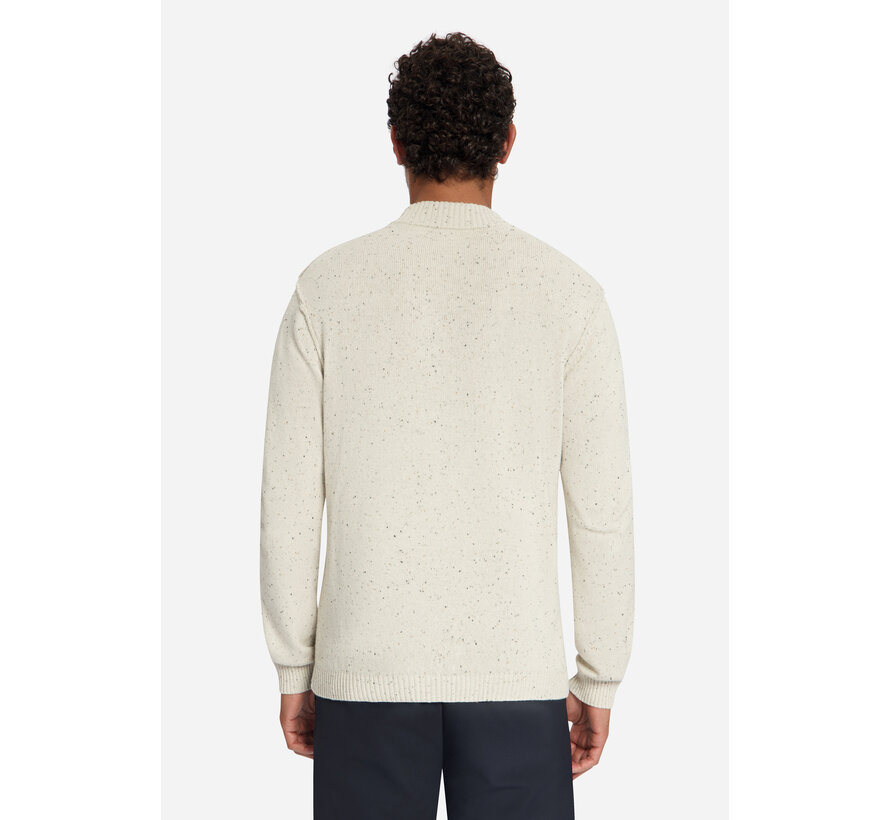 No Excess Pullover Turtle Neck Melange Neps With Wool Stone (33210812 - 014)
