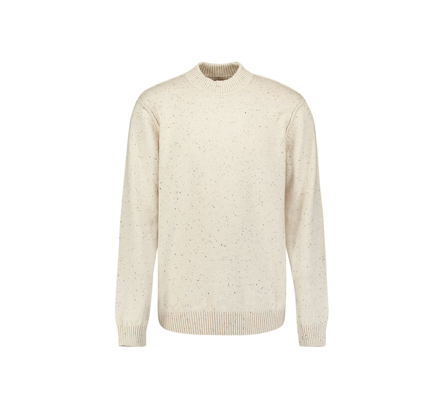 No Excess Pullover Turtle Neck Melange Neps With Wool Stone (33210812 - 014)