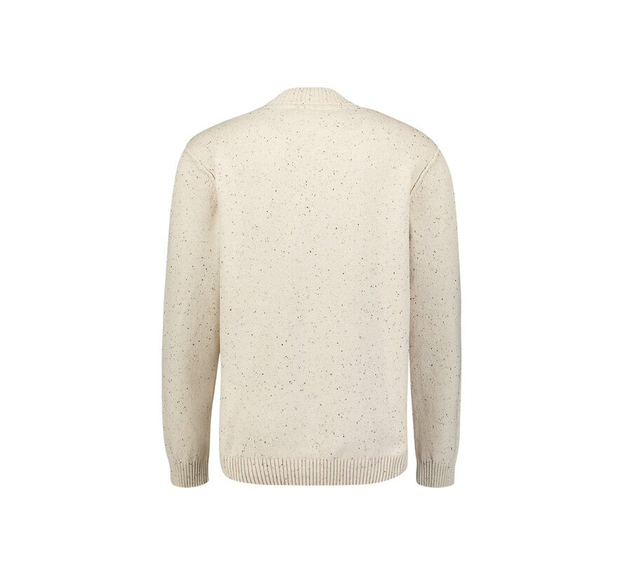 No Excess Pullover Turtle Neck Melange Neps With Wool Stone (33210812 - 014)