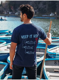 A Fish Named Fred A Fish Named Fred T-shirt Keep It Koi Navy (34.401 - 604)