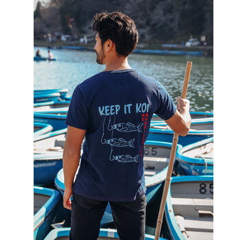 A Fish Named Fred A Fish Named Fred T-shirt Keep It Koi Navy (34.401 - 604)