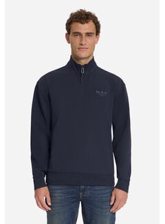 No Excess No Excess Half Zip Sweater Dark Night (33100804 - 178)
