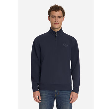No Excess Half Zip Sweater Dark Night (33100804 - 178)