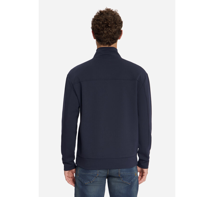 No Excess Half Zip Sweater Dark Night (33100804 - 178)