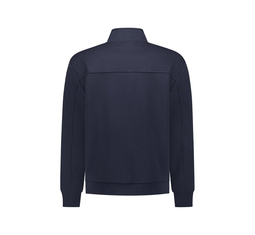 No Excess Half Zip Sweater Dark Night (33100804 - 178)