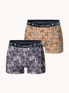 A Fish Named Fred A Fish Named Fred Boxershorts 2Pack Sailing City Multicolor (33.267 - 073)