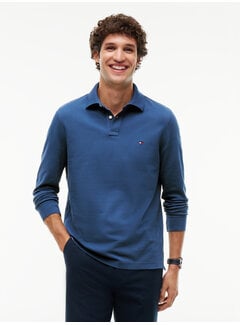 Tommy Hilfiger Tommy Hilfiger Longsleeve Polo Regular Fit Aegean Sea (MW0MW20183 - DBZ)