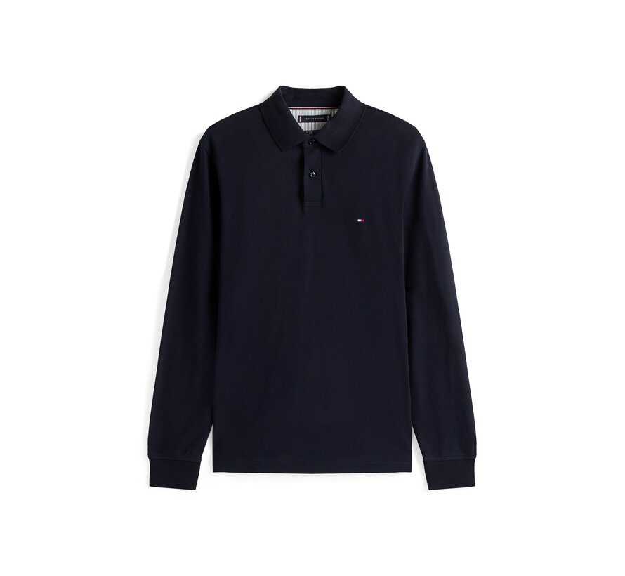 Longsleeve Polo Regular Fit Navy Blue (MW0MW20183 - DW5)