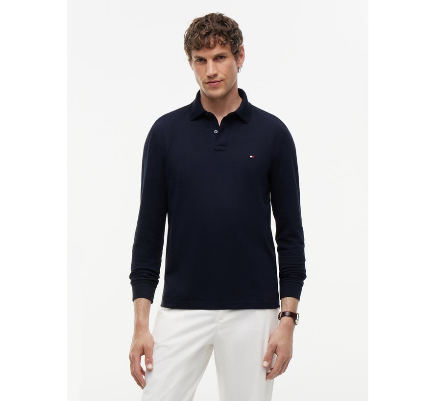 Tommy Hilfiger Longsleeve Polo Regular Fit Aegean Navy Blue (MW0MW20183 - DW5)