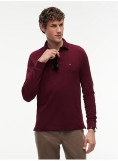 Tommy Hilfiger Tommy Hilfiger Longsleeve Polo Regular Fit Burgundy (MW0MW20183 - VLP)