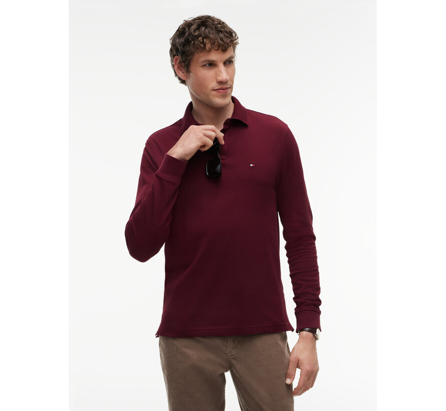 Tommy Hilfiger Longsleeve Polo Regular Fit Burgundy (MW0MW20183 - VLP)