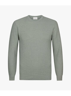 Profuomo Pullover Crewneck Structure Grey (PPXJ10001D)