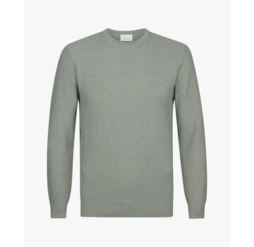 Profuomo Pullover Crewneck Structure Grey (PPXJ10001D)