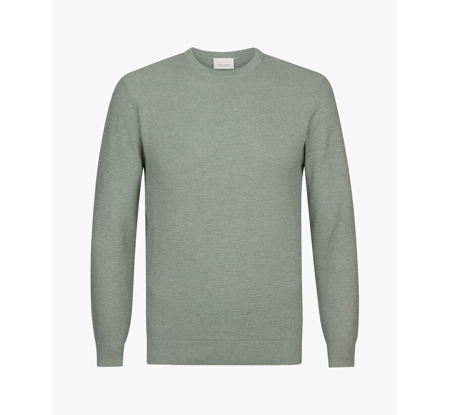 Pullover Crewneck Structure Grey (PPXJ10001D)