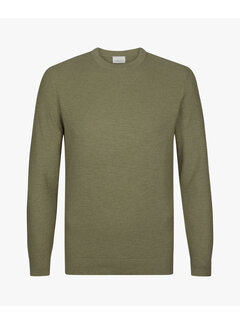 Profuomo Pullover Crewneck Structure Green (PPXJ10001C)