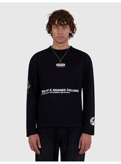 Pure Path Pure Path Longsleeve T-shirt United Black (26030105 - 02)