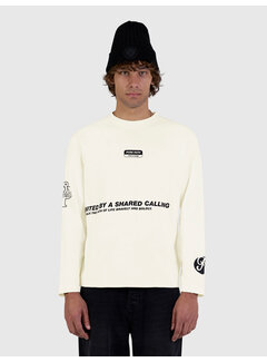 Pure Path Longsleeve T-shirt United Ecru (26030105 - 54)