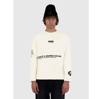 Pure Path Longsleeve T-shirt United Ecru (26030105 - 54)