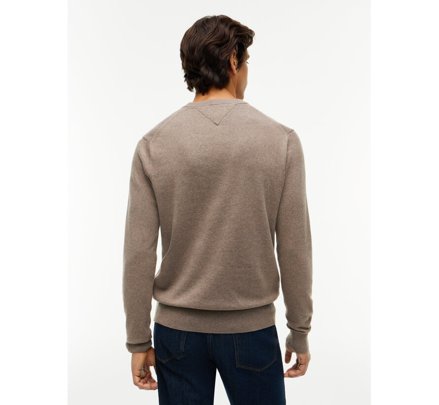 Tommy Hilfiger Pullover Pima Org Cotton/Cashmere Crew Neck Coastal Taupe (MW0MW28046 - HG8)