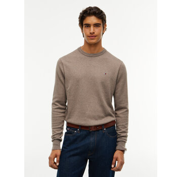 Tommy Hilfiger Pullover Pima Org Cotton/Cashmere Crew Neck Coastal Taupe (MW0MW28046 - HG8)