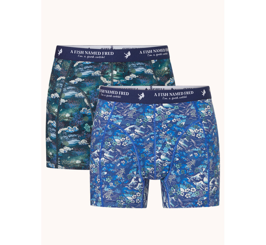 A Fish Named Fred Boxershorts 2Pack Fuji Dream Japanese Story (34.276 - 071)