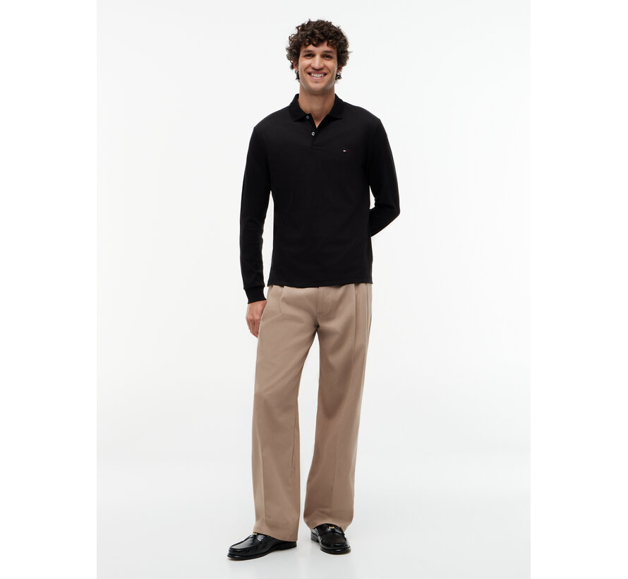 Tommy Hilfiger Longsleeve Polo Liquid Cotton Black (MW0MW37317 - BDS)