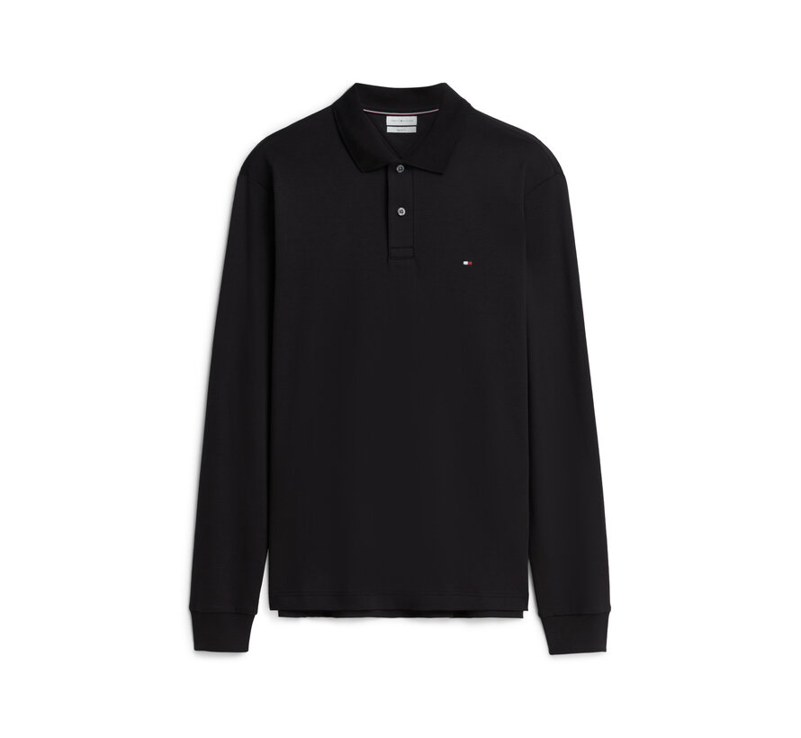 Tommy Hilfiger Longsleeve Polo Liquid Cotton Black (MW0MW37317 - BDS)