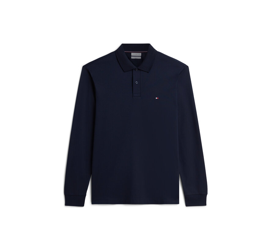Tommy Hilfiger Longsleeve Polo Liquid Cotton Navy Blue (MW0MW37317 - DW5)