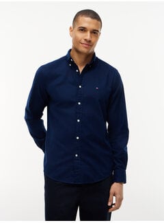 Tommy Hilfiger Tommy Hilfiger Overhemd Flex Flannel Solid Navy (MW0MW40469 - DCC)
