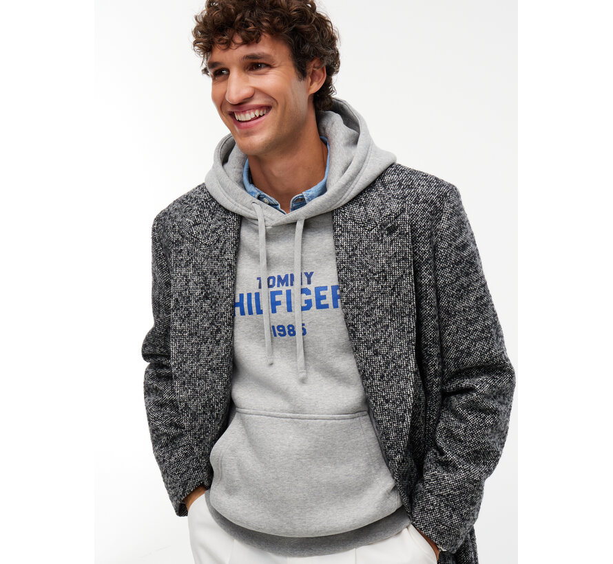 Tommy Hilfiger Hooded Sweater Hilfiger Stack Regular FitLight Grey (MW0MW44937 - P01)