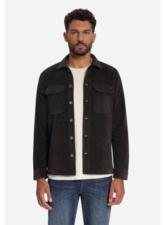 No Excess No Excess Overshirt Full Button Rib Sweat Earth (33510826SN - 047)