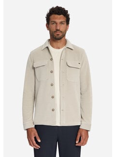 No Excess No Excess Overshirt Full Button Rib Sweat Cement (33510826SN - 122)