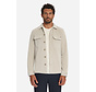 No Excess Overshirt Full Button Rib Sweat Cement (33510826SN - 122)