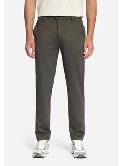 No Excess No Excess Chino Pant Jersey Melange Regular Fit Dark Brown (337110806SN - 042)