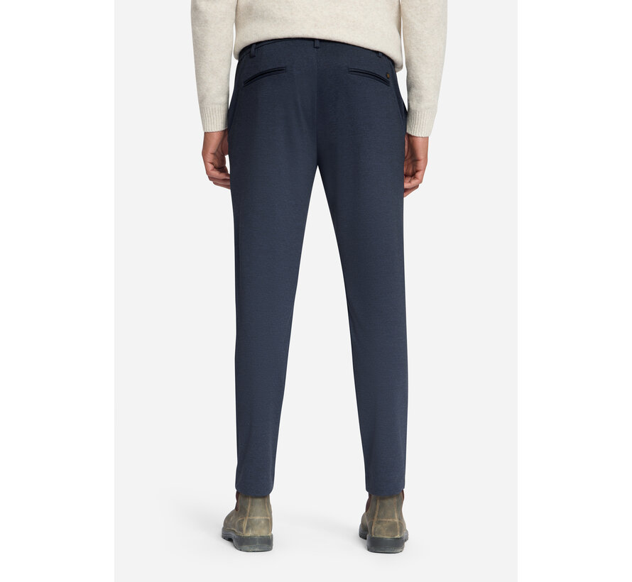 No Excess Chino Pant Jersey Melange Regular Fit Dark Night (337110806SN - 178)