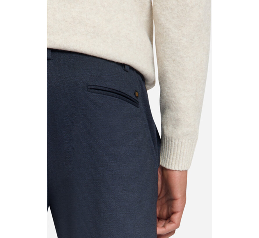 No Excess Chino Pant Jersey Melange Regular Fit Dark Night (337110806SN - 178)