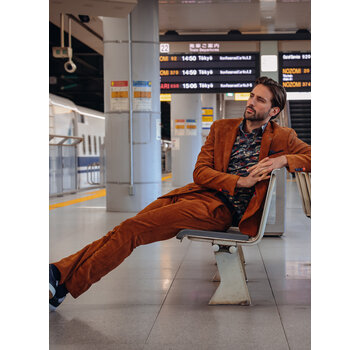 A Fish Named Fred A Fish Named Fred Chino Trouser Rib Cognac (34.204 - 207)